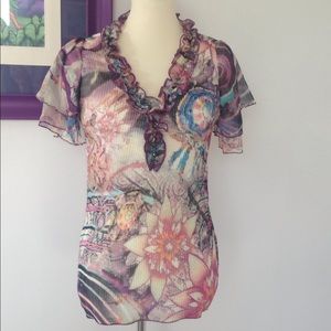 Alberto Makati woman's blouse size large